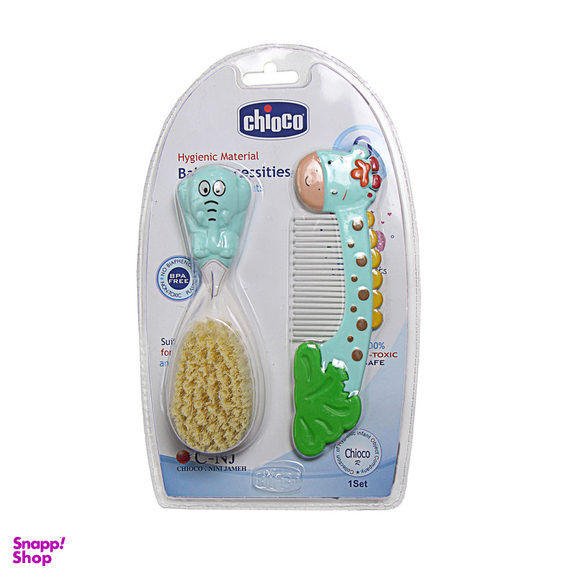 ست شانه و برس کودک چیکو مدل حیوانات