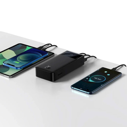 پاوربانک باسئوس مدل Bipow Digital Display ظرفیت 30000 میلی آمپر ساعت