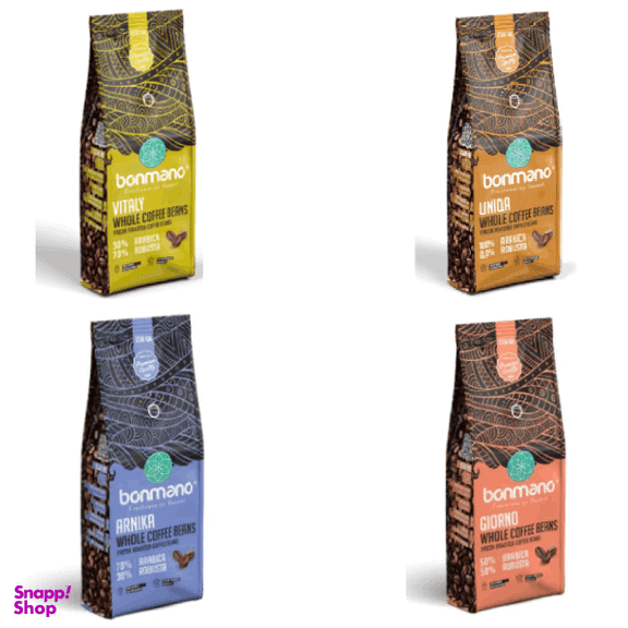 دانه قهوه ویتالی، آرنیکا، جیورنو و یونیکا بن مانو مجموعه ۴ عددی