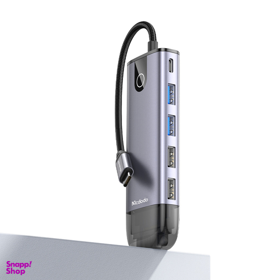 هاب 10 پورت USB-C مک دودو مدل HU-7420 طول 15 سانتی‌ متر
