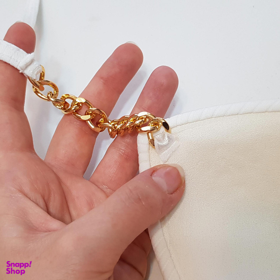 مایو زنانه ماییلدا مدل اسفنجی گره ای کد 4448-458 رنگ سفید