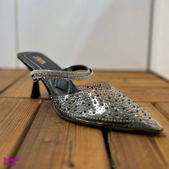 کفش مجلسی زنانه طرح زارا مرواریدی کد 1218 رنگ مشکی