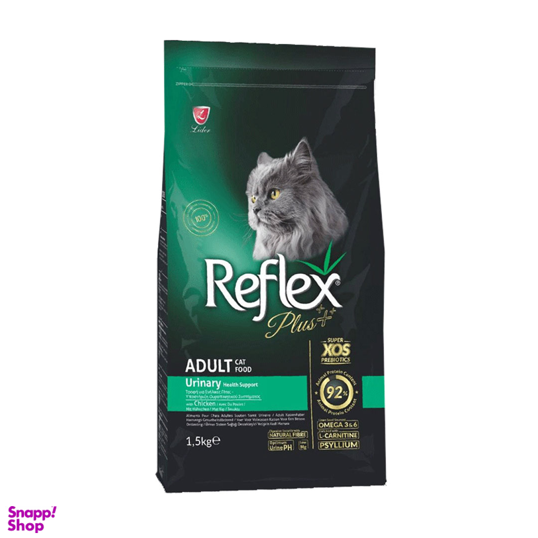 غذای خشک گربه رفلکس پلاس مدل Urinary With Chicken وزن 1.5 کیلوگرم