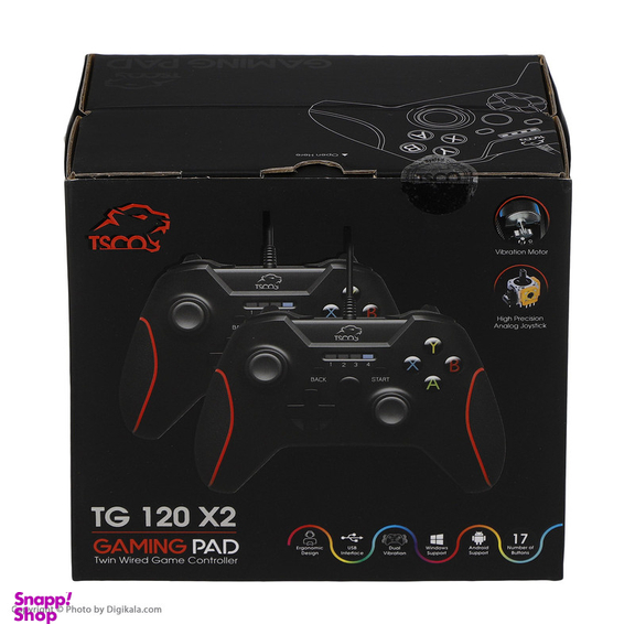 دسته بازی تسکو مدل TG 120 X2 بسته 2 عددی