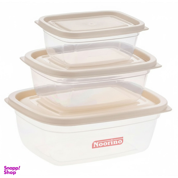 ظرف نگهدارنده نورینو مدل روژا کد 015 مجموعه 3 عددی