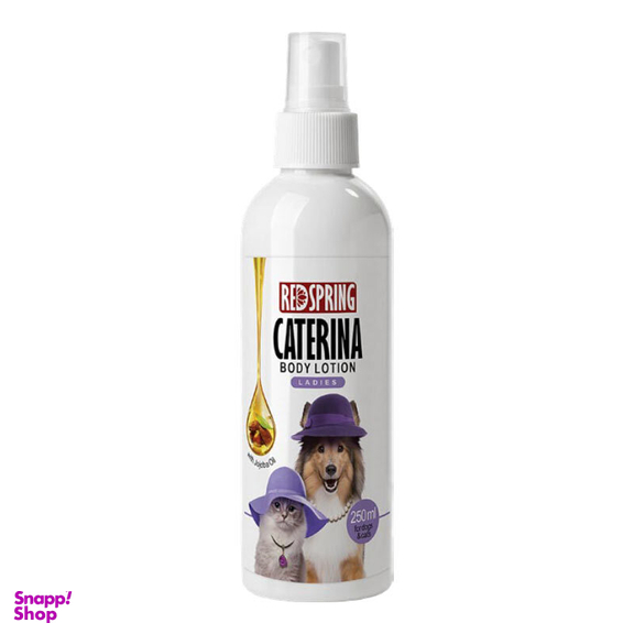 لوسیون بدن رداسپرینگ مدل کاترینا طرح سگ و گربه های لیدی حجم 250 میلی لیتر