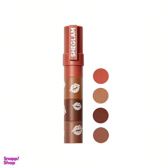 رژ لب جامد شیگلم مدل Brownie Stack شماره 38