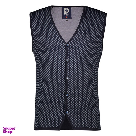 ژیله مردانه تریکو پاییزان مدل J800 رنگ سرمه‌ ای