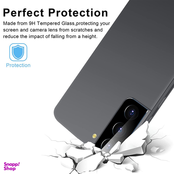 محافظ لنز دوربین بوف مدل 3D مناسب برای گوشی موبایل سامسونگ Galaxy S22/S22 Plus