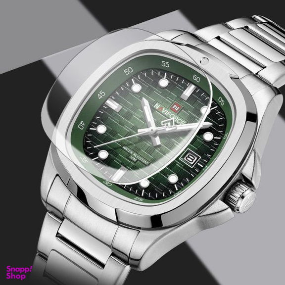 ساعت مچی عقربه‌ ای مردانه نیوی فورس مدل NF9240SGNS رنگ سبز نقره ای