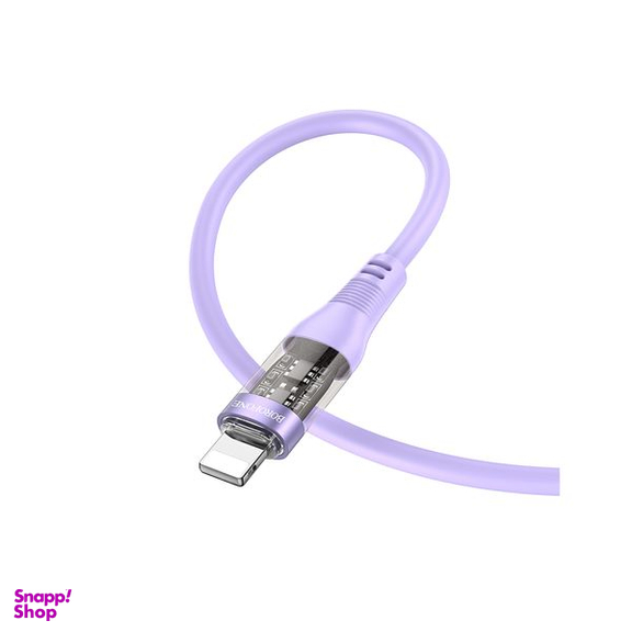 کابل تبدیل USB-C به لایتنینگ بروفون مدل BU37 20W طول 1.2 متر