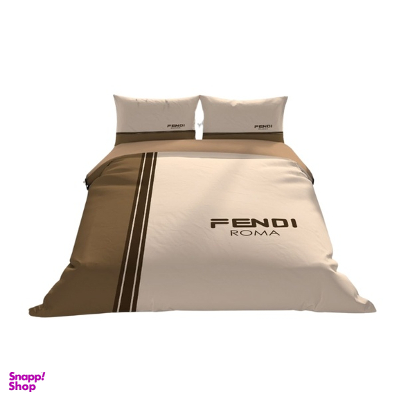 سرویس خواب طرح فندی کد R3878 یکنفره 4 تکه