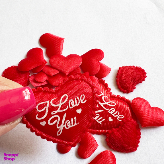 قلب تزئینی طرح میکس مجموعه 50 عددی