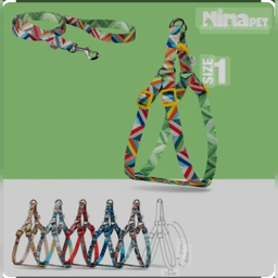 قلاده کتفی سگ نیناپت کد 213 سایز یک به همراه لید