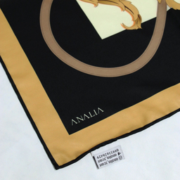 روسری زنانه آنالیا مدل ابریشم دور دست دوز کد 6057