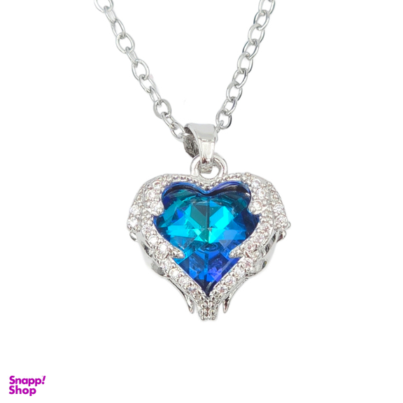 گردنبند زنانه وای اس ایکس کریستال سواروسکی طرح قلب کد opp798