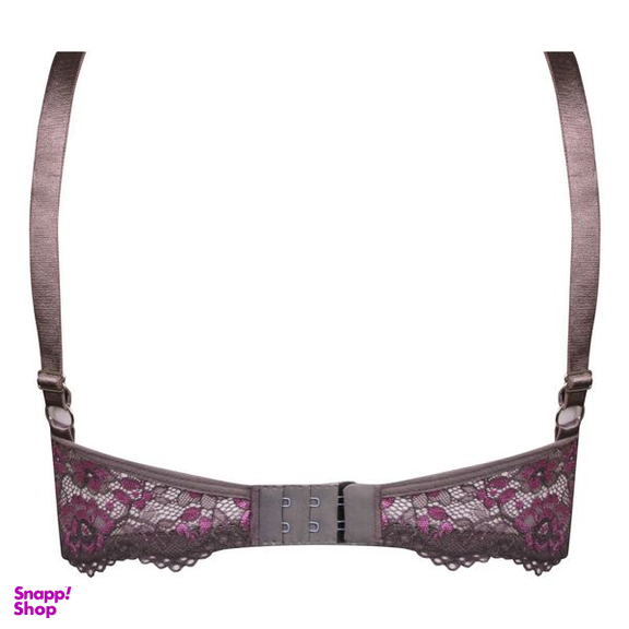 ست شورت و سوتین زنانه کارنا رز مدل فنردار هارنس ضربدری کد 4872-2035 رنگ قهوه ای