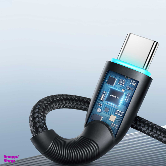 کابل دیتا 100 وات USB A به Type-C جوی روم مدل SA32-AC6 طول 1.2 متر