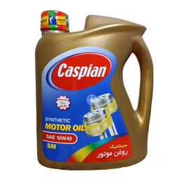 روغن موتور خودرو کاسپین مدل سینتتیک کد SM SAE 10W40 حجم 4000 میلی لیتر