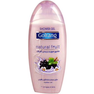 شامپو صورت و بدن گلرنگ مدل Natural Fruit حجم 400 میلی لیتر