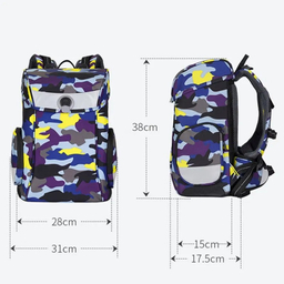 کوله پشتی دلسی مدل مدرسه ارگونومیک کد 339162513