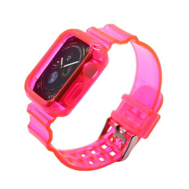 قاب و بند ساعت هوشمند جی شاک مدل پاستیلی رنگی مناسب اپل Watch 45 mm