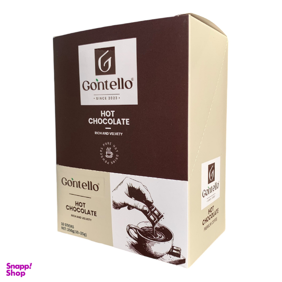 هات چاکلت گونتلو وزن 250 گرم بسته 10 عددی