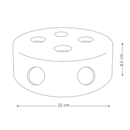 اسباب بازی گربه نیناپت مدل جعبه پنیری گرد کد 7021