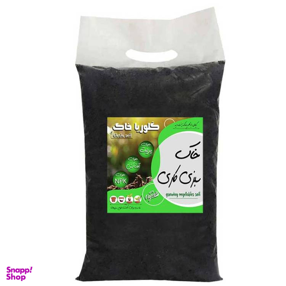 خاک سبزی کاری گلوریا خاک مدل 2kg حجم 4 لیتر