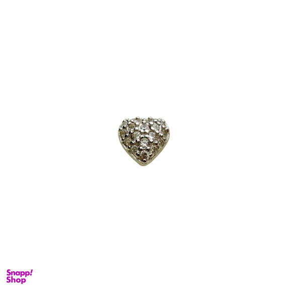 پیرسینگ زنانه نقره 925 عیار زنانه طرح قلب نگین دار کد PR 0111222