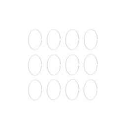 گیره پرده حمام ایکیا مدل HASSJÖN کد 008 بسته 12 عددی