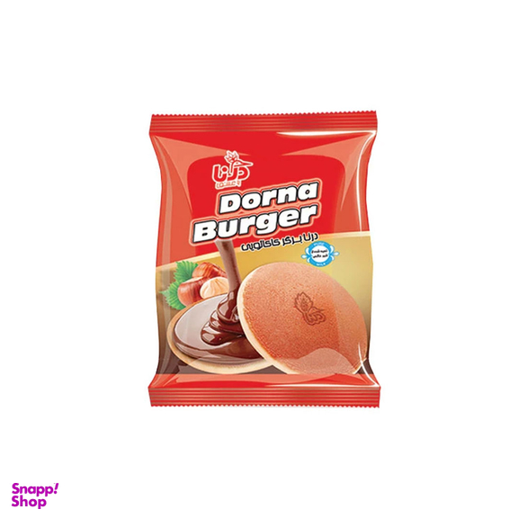 کیک کاکائویی برگر درنا وزن 40 گرم