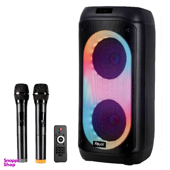 اسپیکر بلوتوثی رویال کد Party Box RSP_830 به همراه میکروفون و ریموت