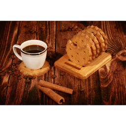 زیرلیوانی مدل بیسکویت گرد