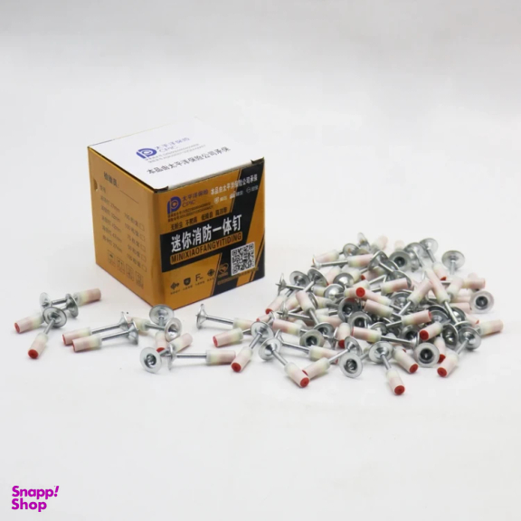 میخ چاشنی دار میخکوب دستی مدل YP-CHN-100 بسته 100 عددی