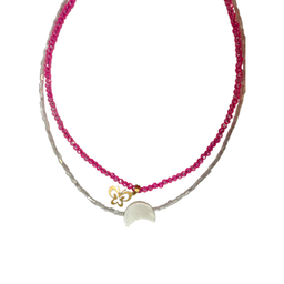 گردنبند طلا 18 عیار زنانه پانسی طرح پروانه مینیمال کد mne14