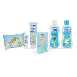 ست هدیه بهداشتی وی کر مدل روغن پنبه دانه پسرانه مجموعه 6 عددی