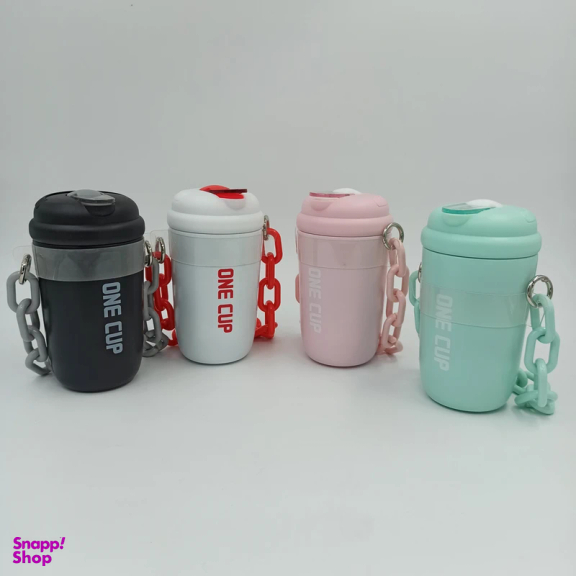 تراول ماگ زنجیر دار مدل one cup گنجایش ۴۸۰ میلی لیتر