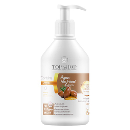 کرم پمپی نرم کننده و آبرسان تاپ شاپ حاوی روغن آرگان کد 30 وزن 500 گرم