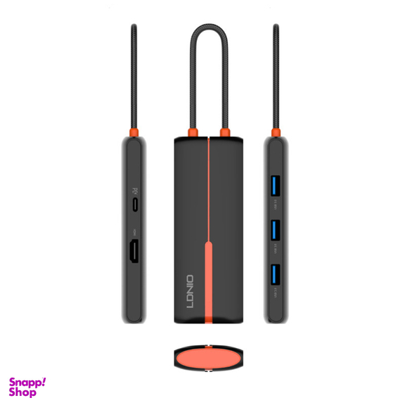 هاب 5 پورت USB-C الدینیو مدل DS-25H