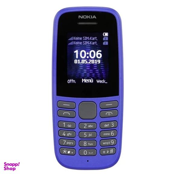 گوشی موبایل نوکیا مدل 105 2019 دو سیم کارت ظرفیت 4 مگابایت و رم 4 مگابایت