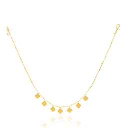 گردنبند طلا 18 عیار زنانه اپال گلد مدل ونکلیف 0095