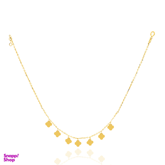 گردنبند طلا 18 عیار زنانه اپال گلد مدل ونکلیف 0095