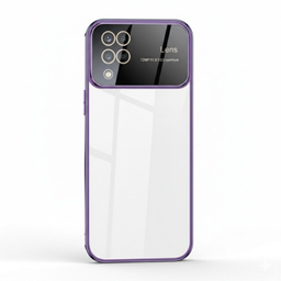 کاور گوشی موبایل مدل الکترو لنز شفاف مناسب سامسونگ Galaxy A12 4G / A12 5G / M12 / F12