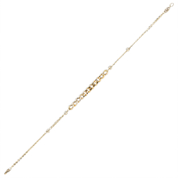 دستبند طلا  18 عیار زنانه میلی گالری مدل سالیا گلد کد MT1111