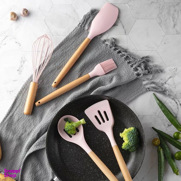 سرویس کفگیر و ملاقه 12 پارچه وون مدل KITCHEN LIFE-1007