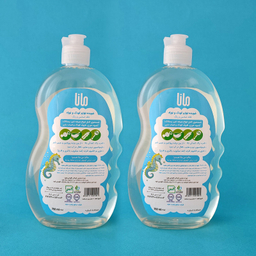 مایع شوینده و ضدعفونی کننده شیشه شیر مانا مدل بدون اسانس حجم 750 میلی لیتر بسته 2 عددی