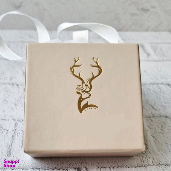 پلاک گردنبند طلا 18 عیار زنانه گوزن کد 85bkf47