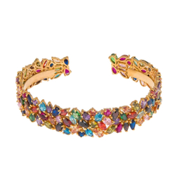 دستبند طلا 18 عیار زنانه کاپانی مدل KB005