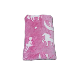پتو یک نفره شب نما طرح اسب و فرشته سایز 160×200 سانتی‌ متر